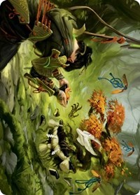 Commune with Spirits Art Card, Art Series: Kamigawa: Neon Dynasty