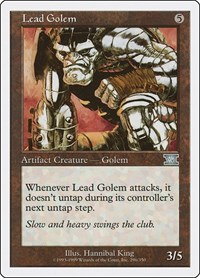 Lead Golem, Classic Sixth Edition