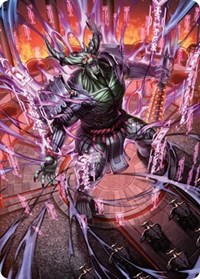Hidetsugu, Devouring Chaos Art Card, Art Series: Kamigawa: Neon Dynasty