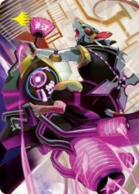 Nashi, Moon Sage's Scion Art Card (Gold-Stamped Signature), Art Series: Kamigawa: Neon Dynasty