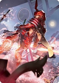 Peerless Samurai Art Card, Art Series: Kamigawa: Neon Dynasty