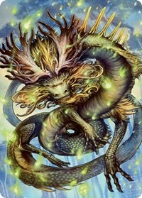 Kura, the Boundless Sky Art Card, Art Series: Kamigawa: Neon Dynasty