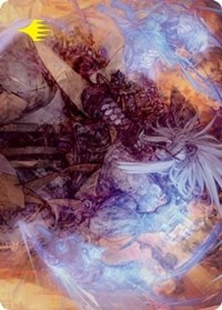 Satoru Umezawa Art Card (74/81) (Gold-Stamped Signature), Art Series: Kamigawa: Neon Dynasty