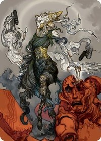 Tamiyo, Compleated Sage Art Card, Art Series: Kamigawa: Neon Dynasty