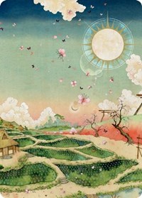 Plains (293) Art Card (79/81), Art Series: Kamigawa: Neon Dynasty