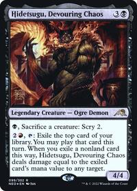 Hidetsugu, Devouring Chaos, Prerelease Cards
