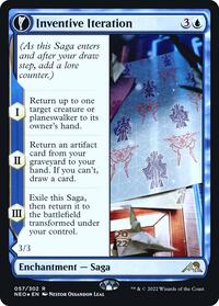 Inventive Iteration, Prerelease Cards