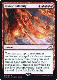 Invoke Calamity, Prerelease Cards