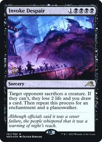 Invoke Despair, Prerelease Cards