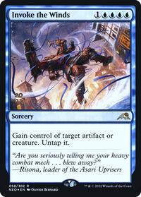 Invoke the Winds, Prerelease Cards