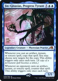 Jin-Gitaxias, Progress Tyrant, Prerelease Cards