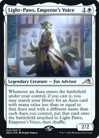 Light-Paws, Emperor's Voice, Prerelease Cards
