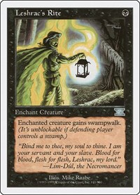 Leshrac's Rite, Classic Sixth Edition