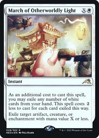 March of Otherworldly Light, Prerelease Cards
