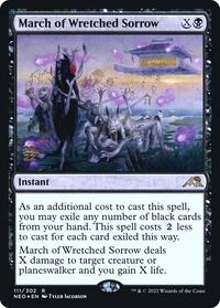 March of Wretched Sorrow, Prerelease Cards