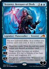 Tezzeret, Betrayer of Flesh, Promo Pack: Kamigawa: Neon Dynasty