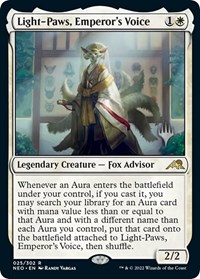 Light-Paws, Emperor's Voice, Promo Pack: Kamigawa: Neon Dynasty