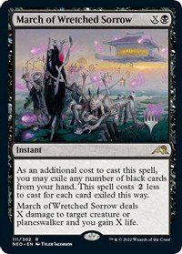 March of Wretched Sorrow, Promo Pack: Kamigawa: Neon Dynasty