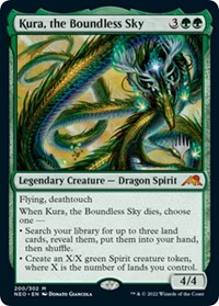 Kura, the Boundless Sky, Promo Pack: Kamigawa: Neon Dynasty