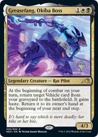 Greasefang, Okiba Boss, Promo Pack: Kamigawa: Neon Dynasty