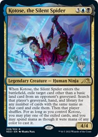 Kotose, the Silent Spider, Promo Pack: Kamigawa: Neon Dynasty