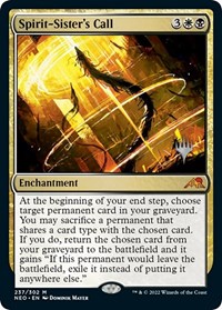 Spirit-Sister's Call, Promo Pack: Kamigawa: Neon Dynasty