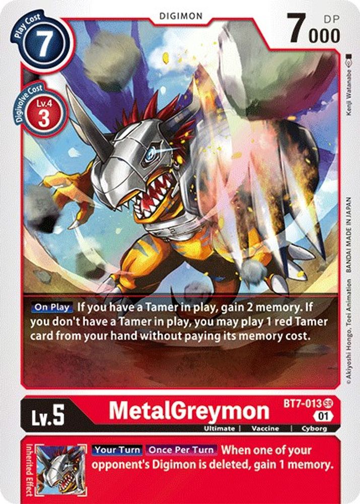 MetalGreymon, Foil, front