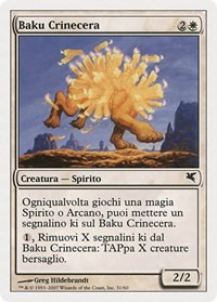 Waxmane Baku (Italian) - "Baku Crinecera" (C31), Magic Encyclopedia 2005 (Salvat/Hachette)