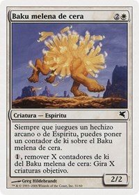 Waxmane Baku (Spanish) - "Baku melena de cera" (C31), Magic Encyclopedia 2005 (Salvat/Hachette)