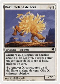 Waxmane Baku (Spanish) - "Baku melena de cera" (C32), Magic Encyclopedia 2005 (Salvat/Hachette)