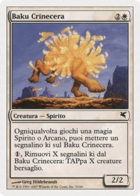 Waxmane Baku (Italian) - "Baku Crinecera" (C32), Magic Encyclopedia 2005 (Salvat/Hachette)