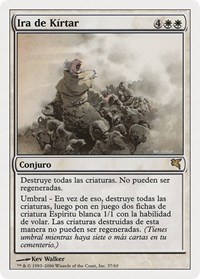 Kirtar's Wrath (Spanish) - "Ira de Kírtar", Magic Encyclopedia 2005 (Salvat/Hachette)