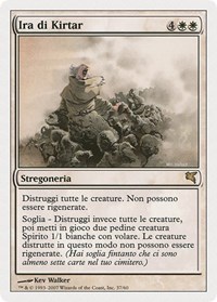 Kirtar's Wrath (Italian) - "Ira di Kirtar", Magic Encyclopedia 2005 (Salvat/Hachette)