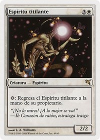 Blinking Spirit (Spanish) - "Espíritu titilante", Magic Encyclopedia 2005 (Salvat/Hachette)