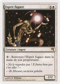 Blinking Spirit (French) - "Esprit fugace", Magic Encyclopedia 2005 (Salvat/Hachette)