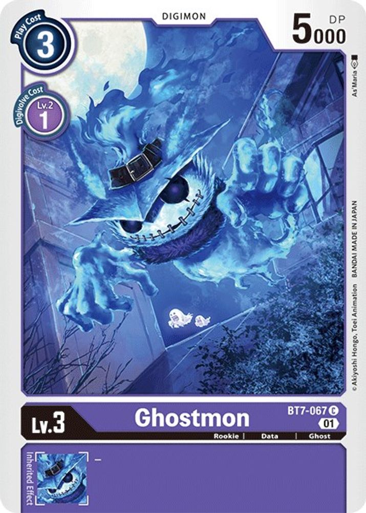 Ghostmon, Standard, front