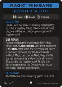Magic Minigame: Booster Sleuth, Kamigawa: Neon Dynasty