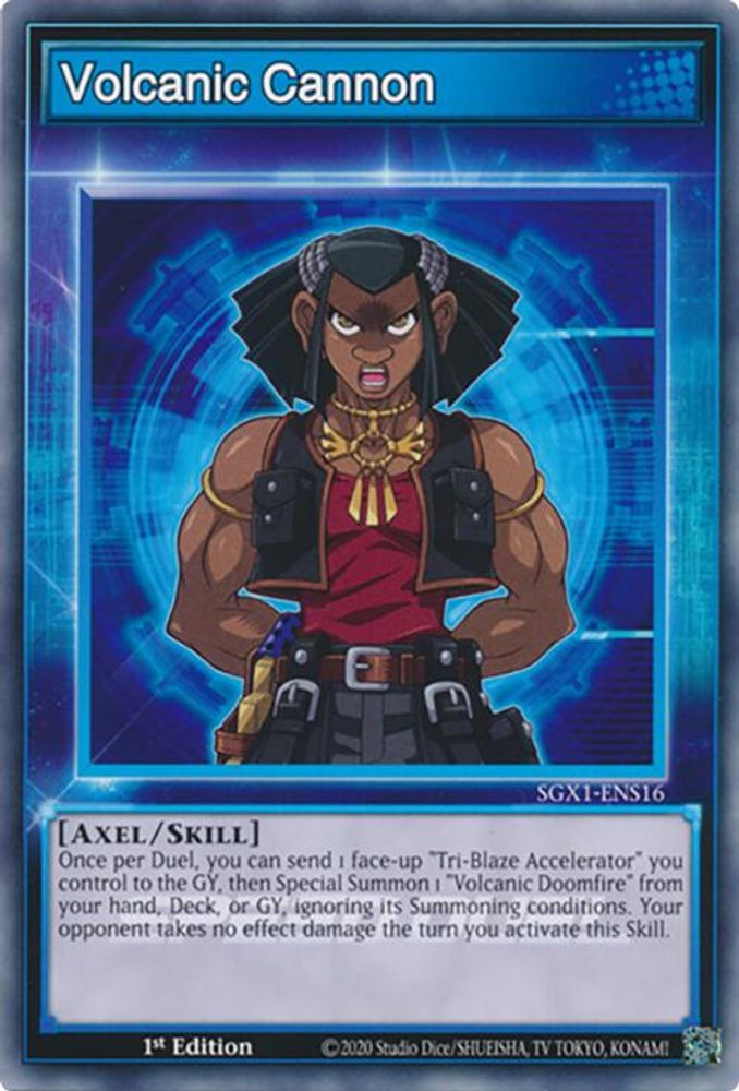 Volcanic Cannon, 1st-edition, front