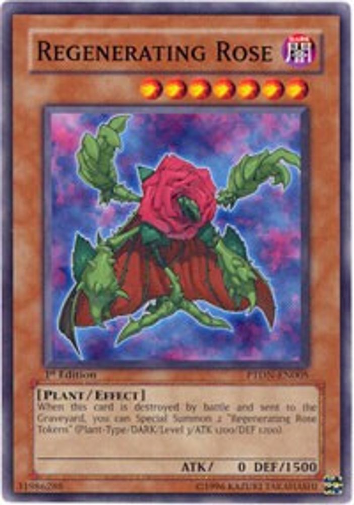 Regenerating Rose, 1st-edition, front
