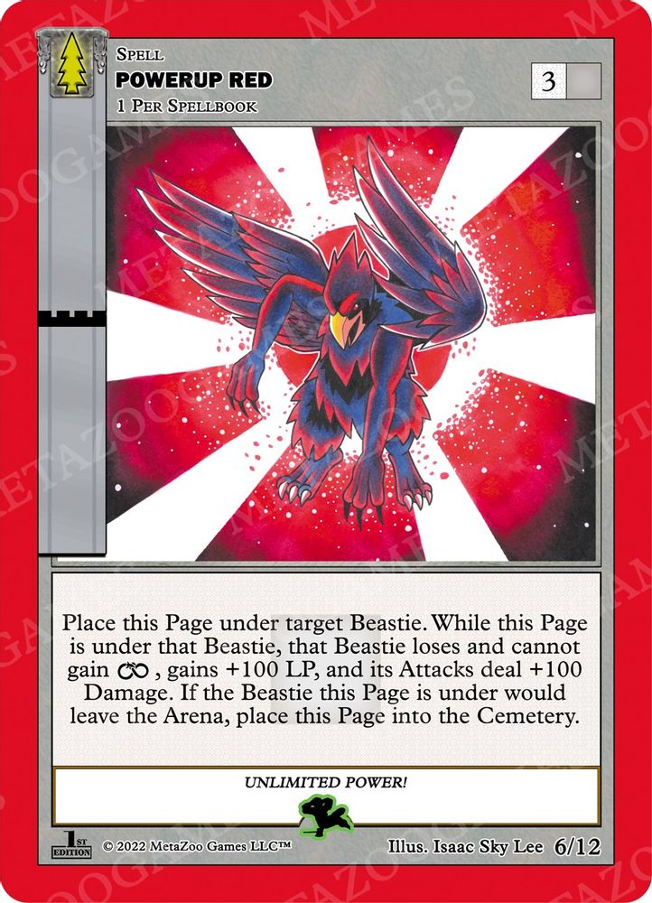 Powerup Red (Forest), Standard, front