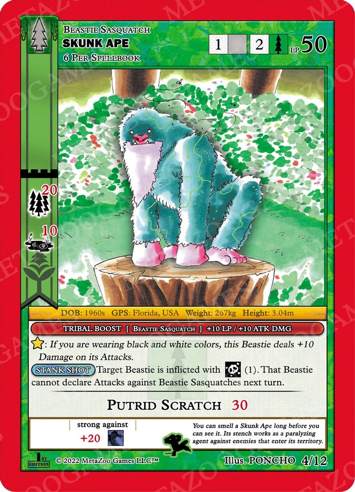 Skunk Ape, Standard, front