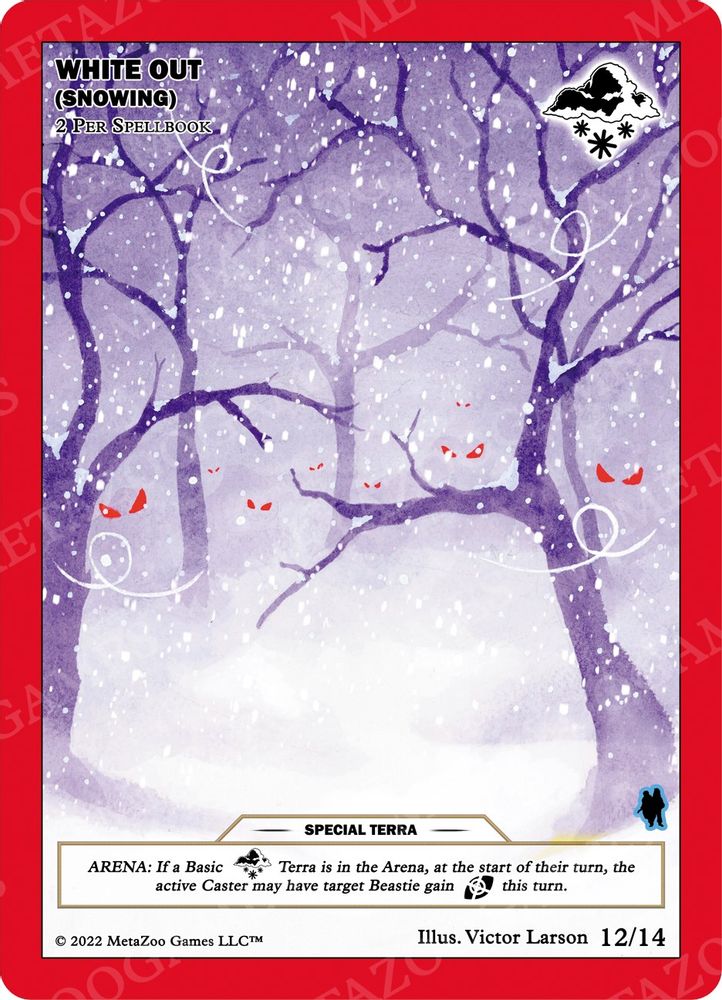 White Out (Snowing), Standard, front