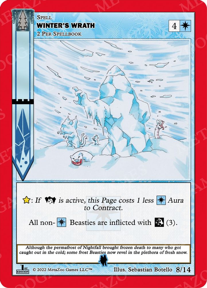 Winter's Wrath, Standard, front