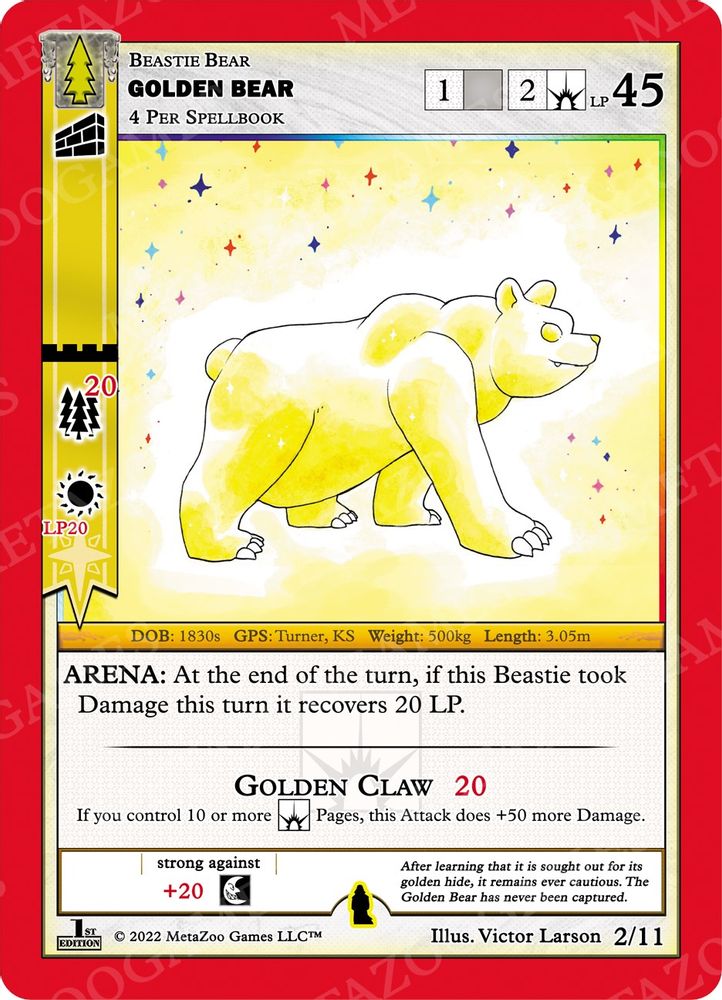 Golden Bear, Standard, front