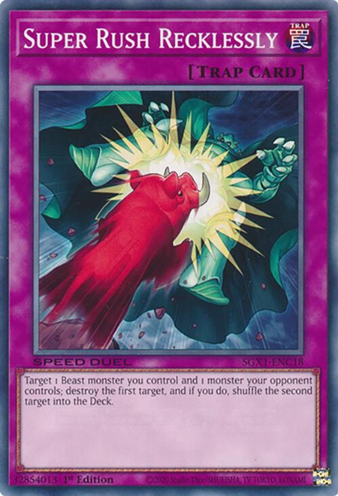 Super Rush Recklessly, 1st-edition, front