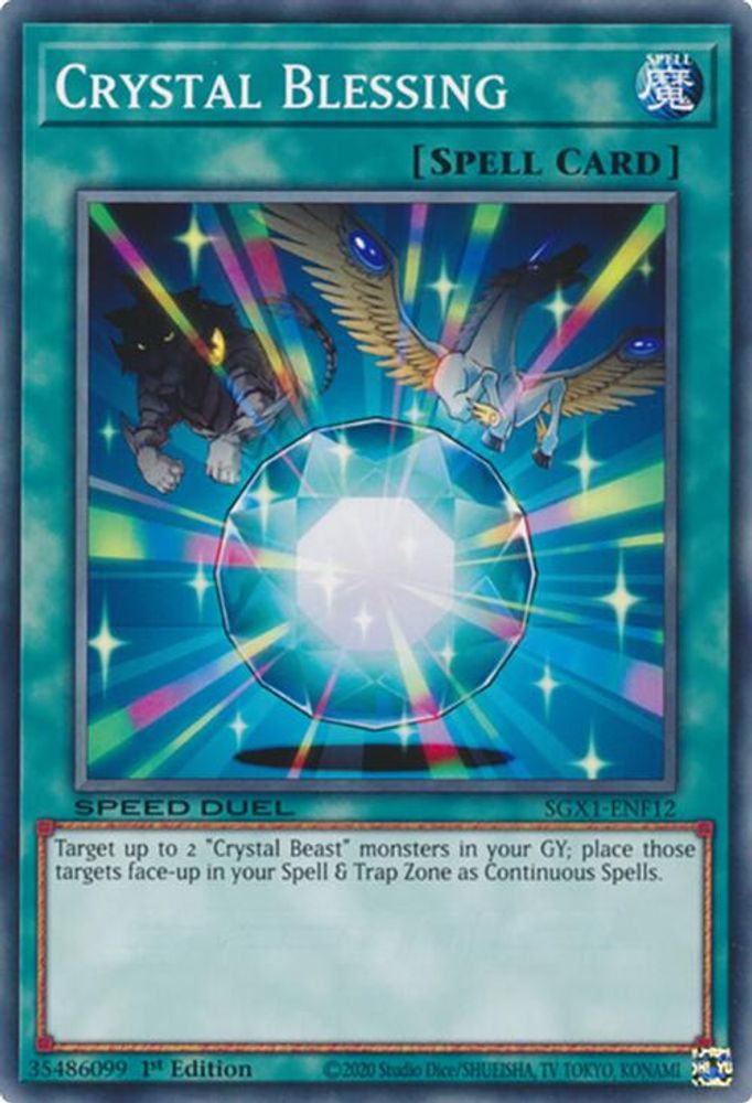 Crystal Blessing, 1st-edition, front