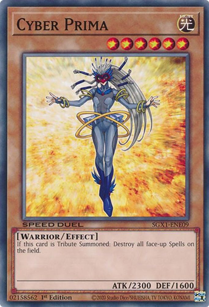 Cyber Prima, 1st-edition, front