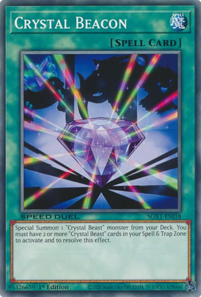 Crystal Beacon, 1st-edition, front