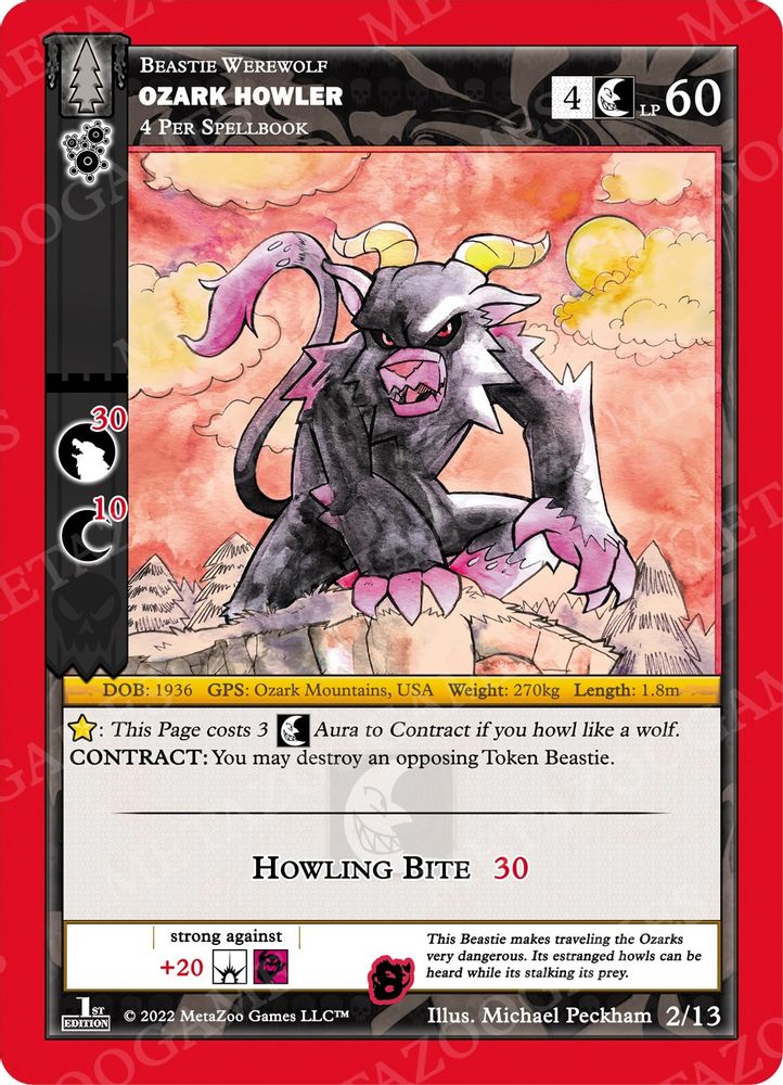 Ozark Howler, Standard, front