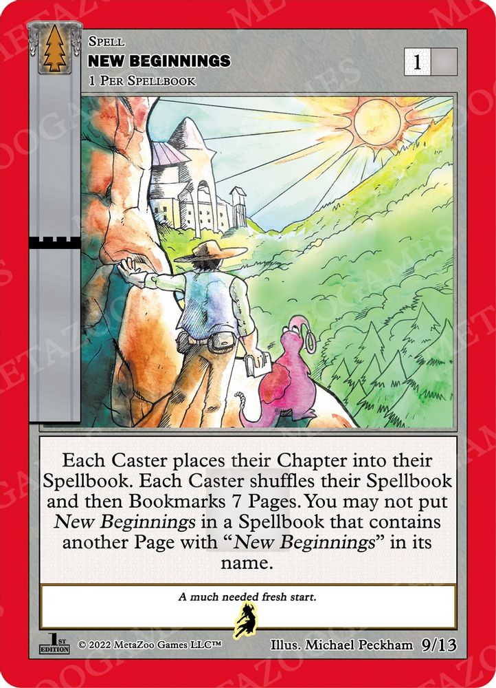 New Beginnings (Lightning), Standard, front